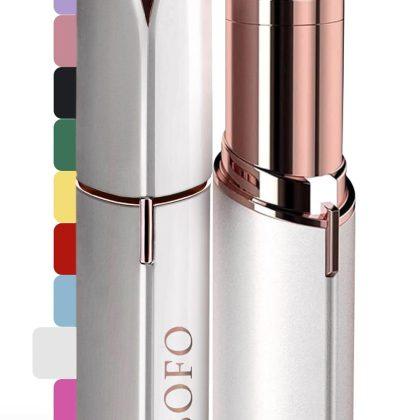 Flawless Facial Hair Removal for Women – Electric Razor Device, Small Dermaplaning Remover Tools Finishing Epilator Trimmer Face Dermaplane Shavers Beauty Gadgets Accessories by VISOFO (Coral)