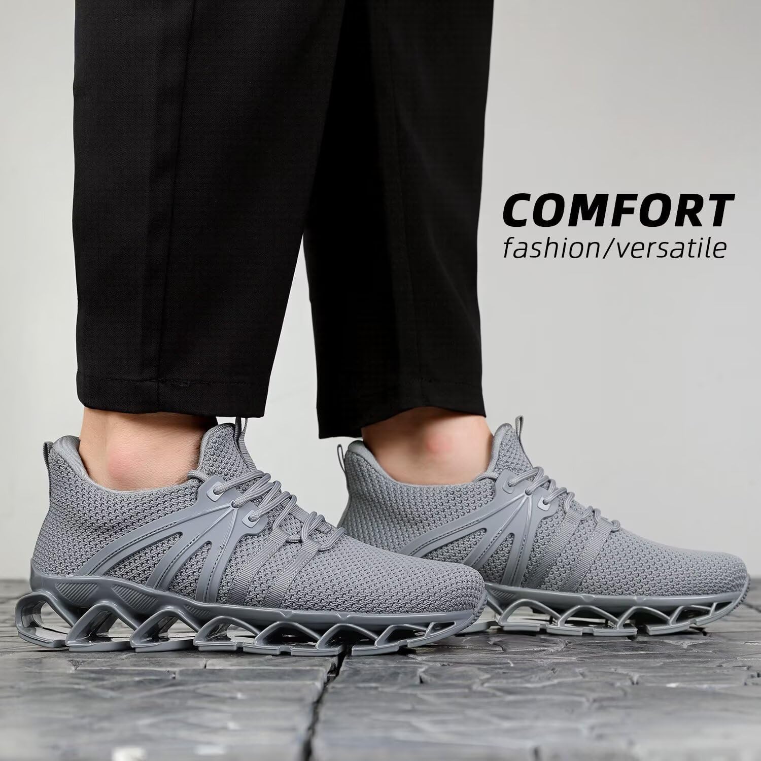 Mens Walking Shoes Blade Tennis Casual Fashion Running Sneakers Comfort Non Slip Workout Sport Athletic Trainers - Image 2