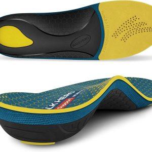 WalkHero Plantar Fasciitis Relief Insoles, High Arch Support & Max Cushion