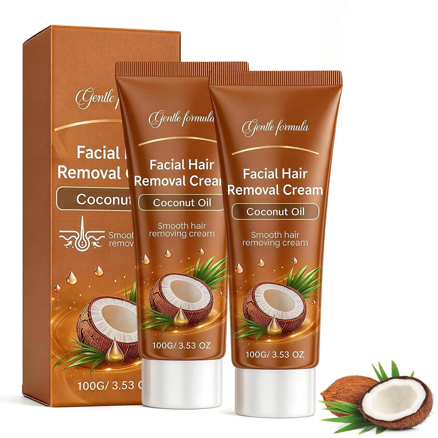 Facial Hair Removal Cream for Women, 2PCS