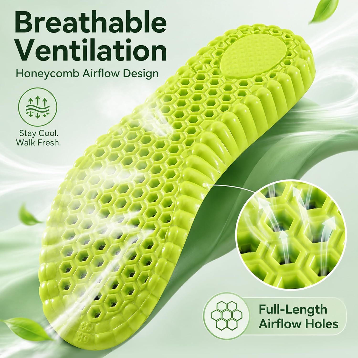4D Cloud Anti Fatigue Memory Foam Shoe Inserts Men Women, Cushion Insoles - Image 8