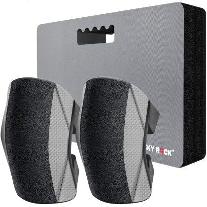 Garden Kneeling Pad and Knee Pads Women, Foam Padding Kneepads, Gray