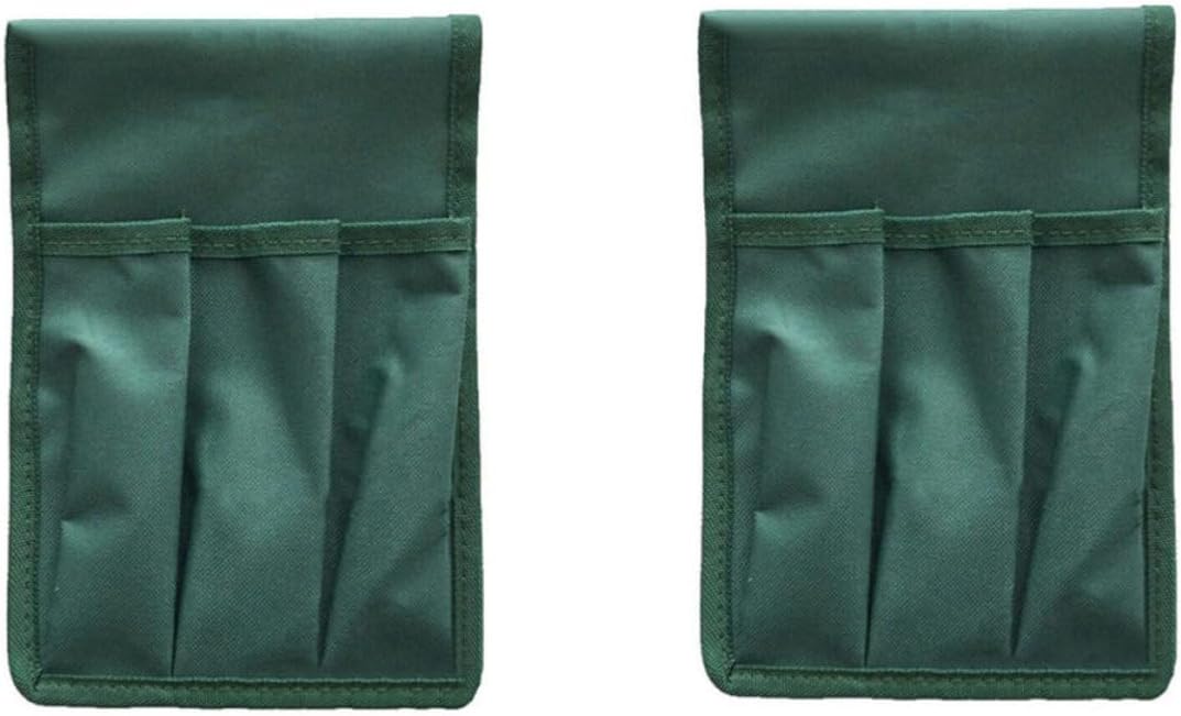 2pc Garden Kneeler Tool Bag Oxford Cloth Multi Pocket Storage Pouch