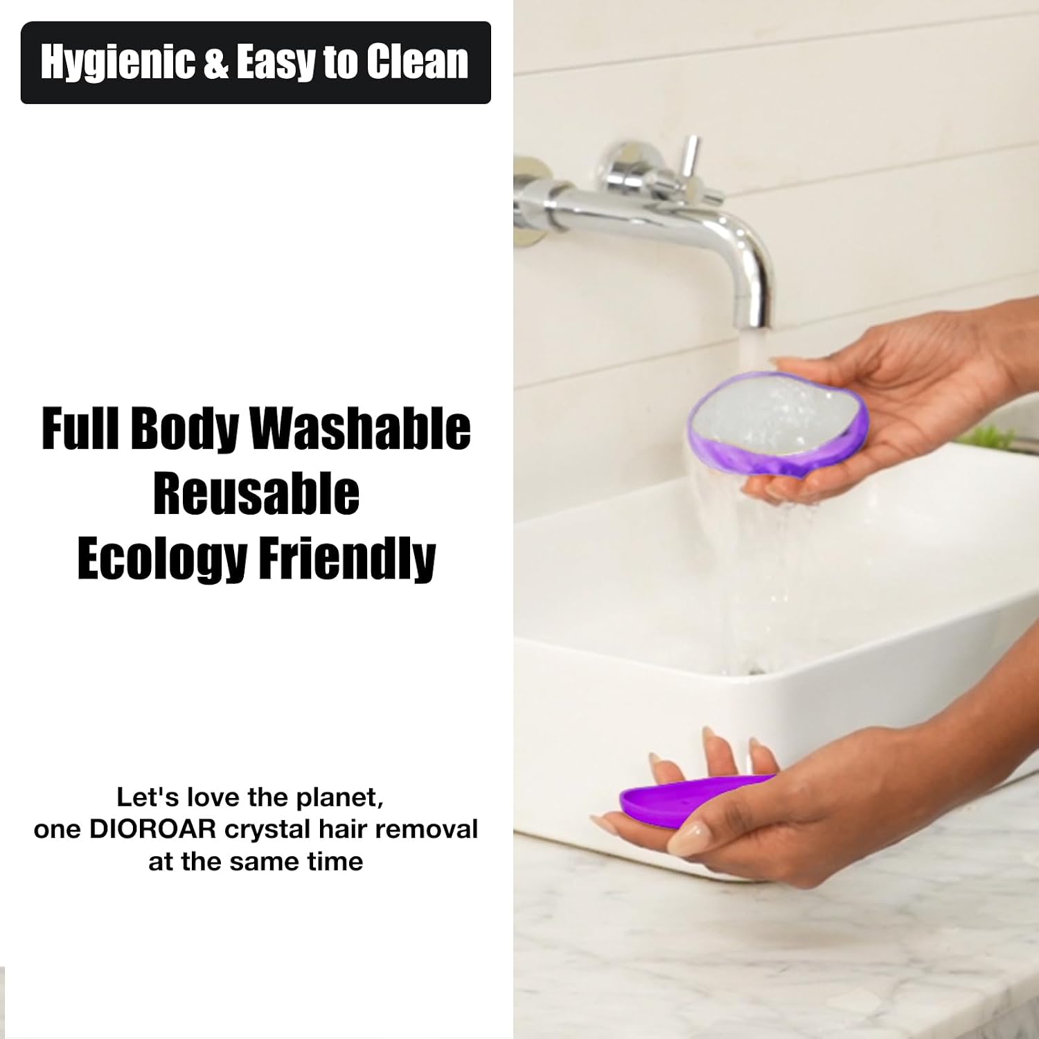 Crystal Hair Remover,Painless Reusable Hair Removal for Women & Men - Image 7
