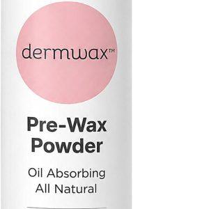 Dermwax Pre Wax Powder, Talc-Free Skin Prep for Hair Removal Waxing, 6.5 oz