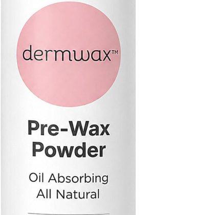 Dermwax Pre Wax Powder, Talc-Free Skin Prep for Hair Removal Waxing, 6.5 oz