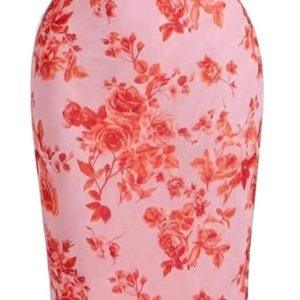 GORGLITTER Women's Floral Wedding Guest Bridal Shower Cocktail Midi Dresses