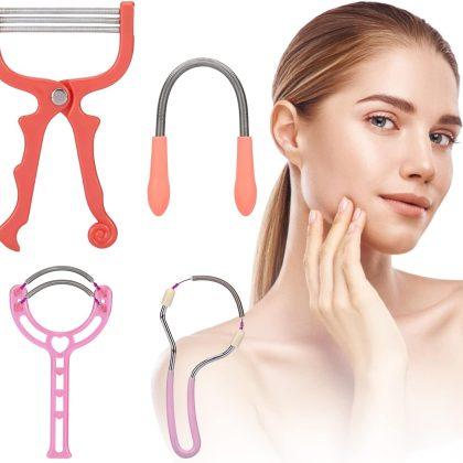 Ideal Swan 4 Pack Spring Facial Hair Removers for Women, Upper Lip and Chin