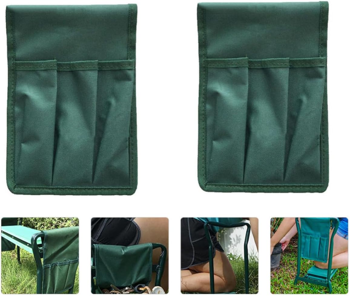 2pc Garden Kneeler Tool Bag Oxford Cloth Multi Pocket Storage Pouch - Image 8