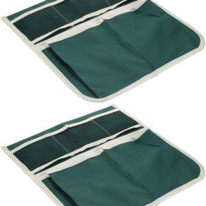 2pcs Garden Kneeler Seat Tool Pouch with Storage and Side Pockets