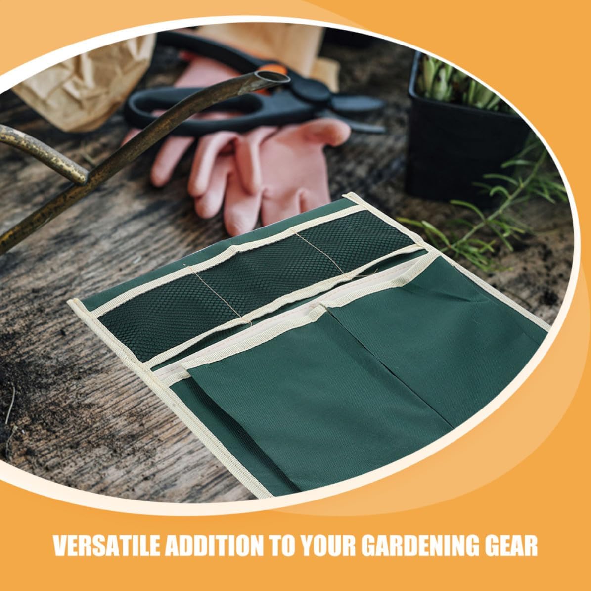 2pcs Garden Kneeler and Seat Tool Storage Bag with Side Pockets - Image 8