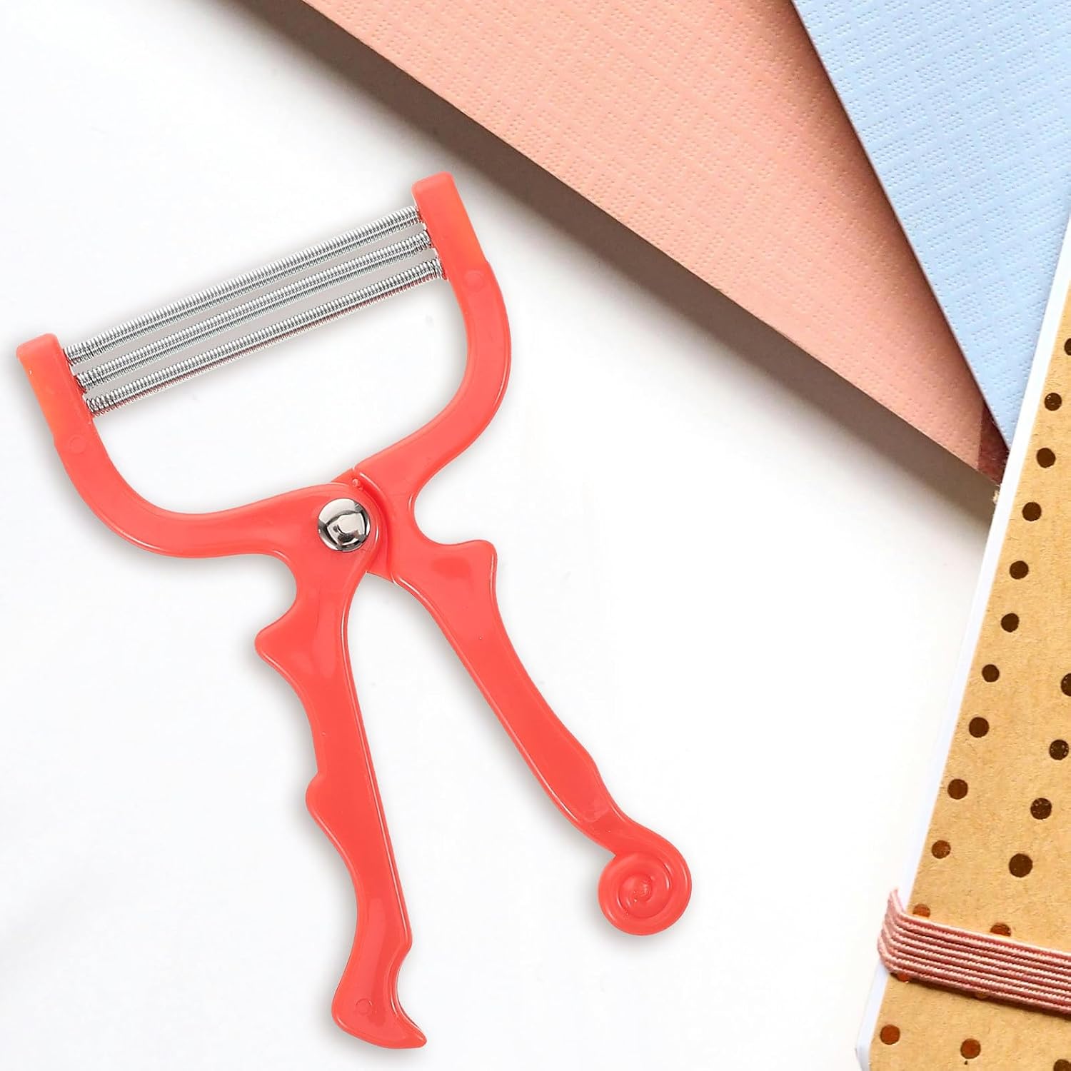 Reusable U-shaped Spring Facial Hair Remover for Women - Image 8