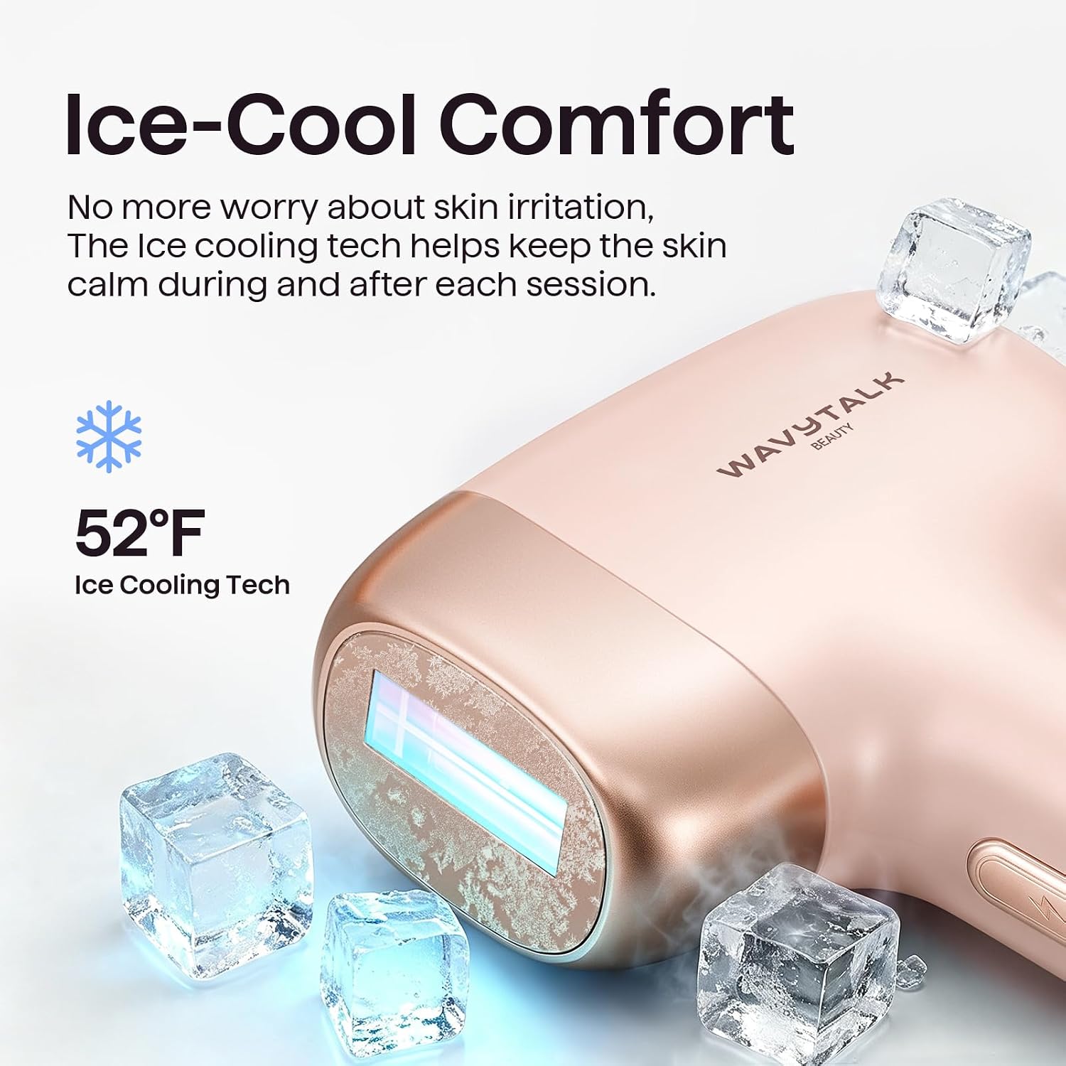 Wavytalk IPL Laser Hair Removal,Bare It with Precision Roller for Full Body - Image 7