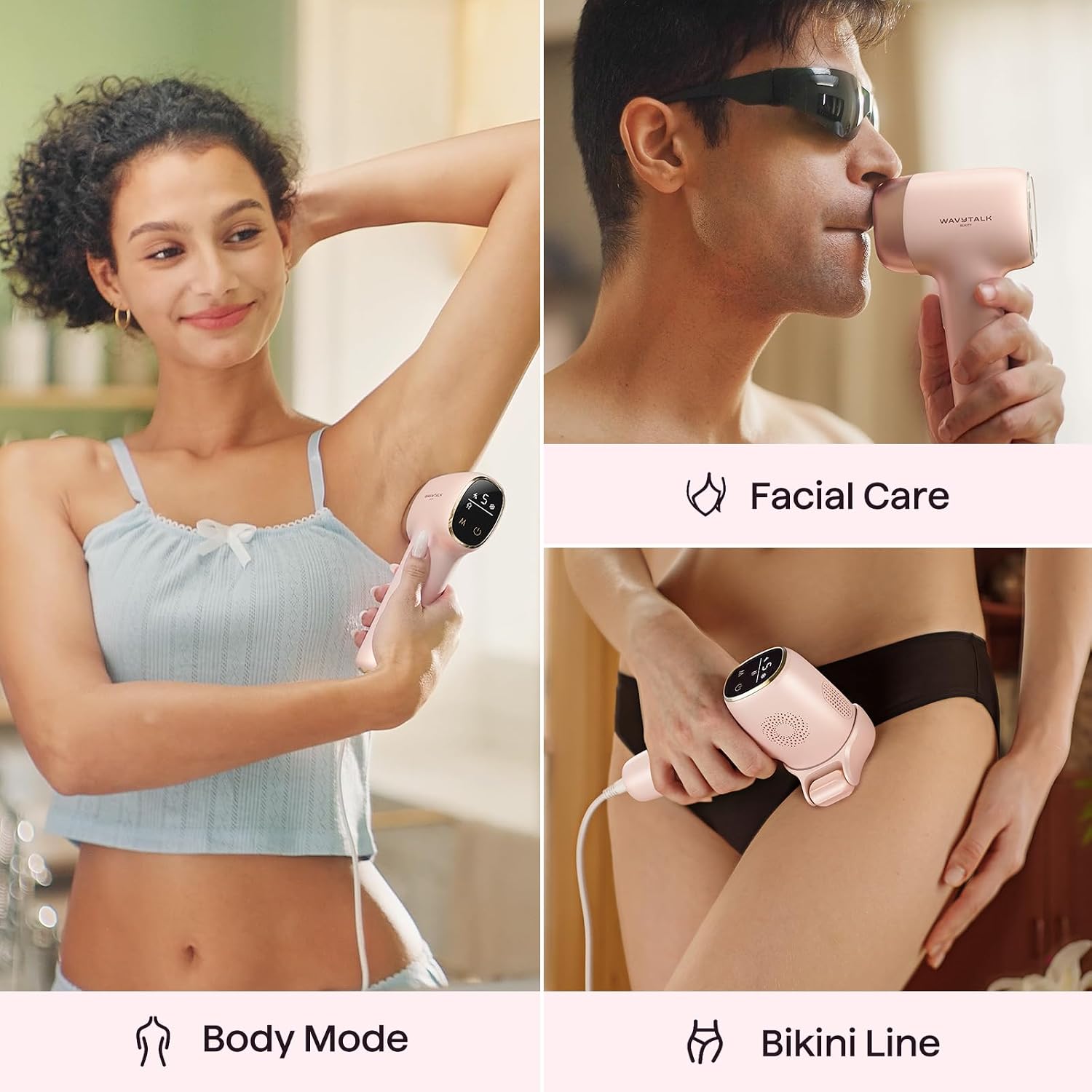 Wavytalk IPL Laser Hair Removal,Bare It with Precision Roller for Full Body - Image 9