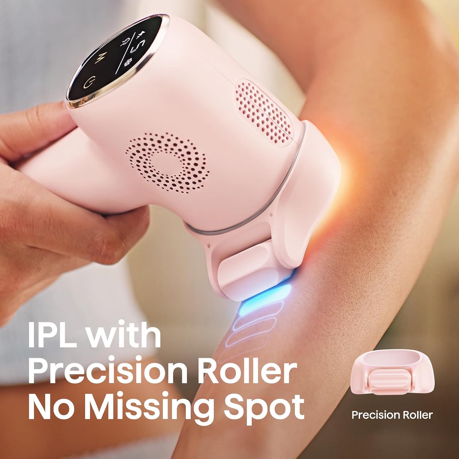 Wavytalk IPL Laser Hair Removal,Bare It with Precision Roller for Full Body - Image 5