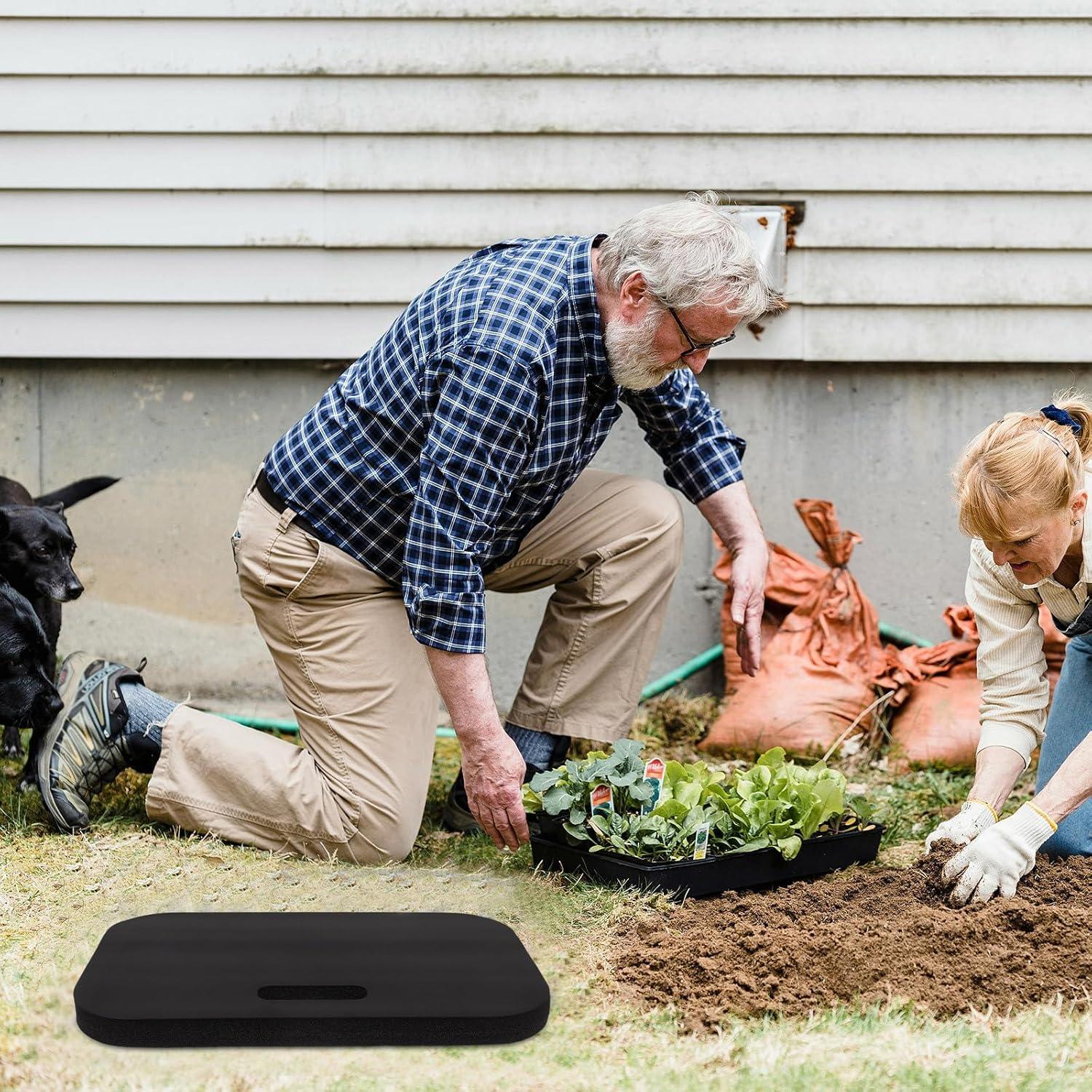 LIOOBO Waterproof Garden Kneeling Pad Nbr Thick Cushion with Carry Handle - Image 6