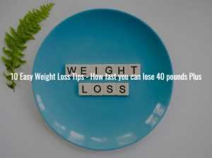 How Fast You Can Lose 40 Pounds
