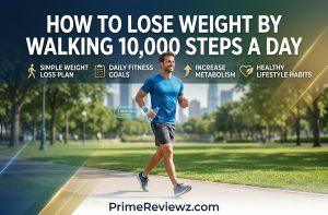 How to Lose Weight by walking 10000 steps a day