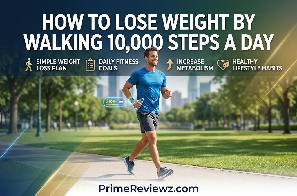 How to Lose Weight by walking 10000 steps a day