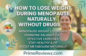 How to Lose Weight during menopause naturally without drugs