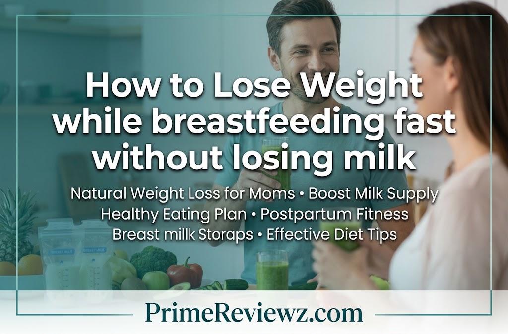How to Lose Weight while breastfeeding fast without losing milk