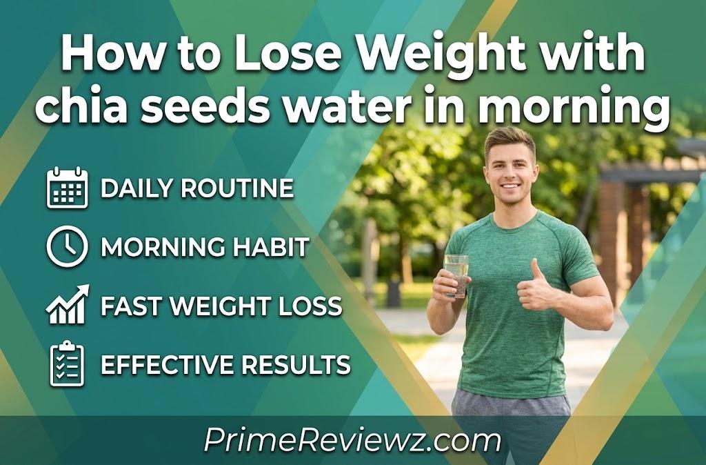 How to Lose Weight with chia seeds water in morning!