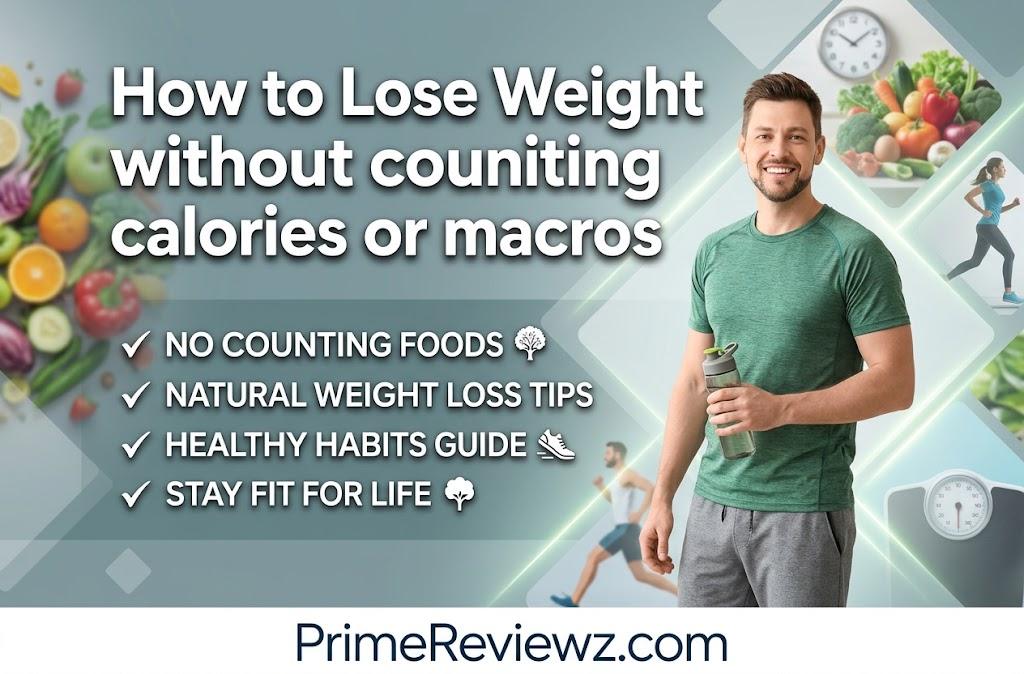 How to Lose Weight without counting calories or macros