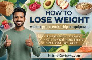 How to Lose Weight without gym membership or equipment